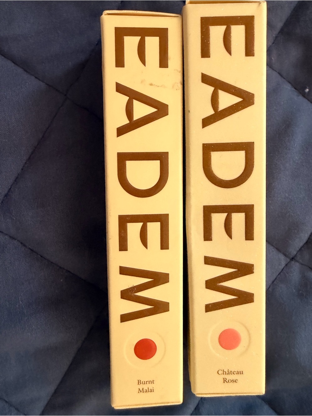 Eadem bundle (Burnt Malai & Château rose)